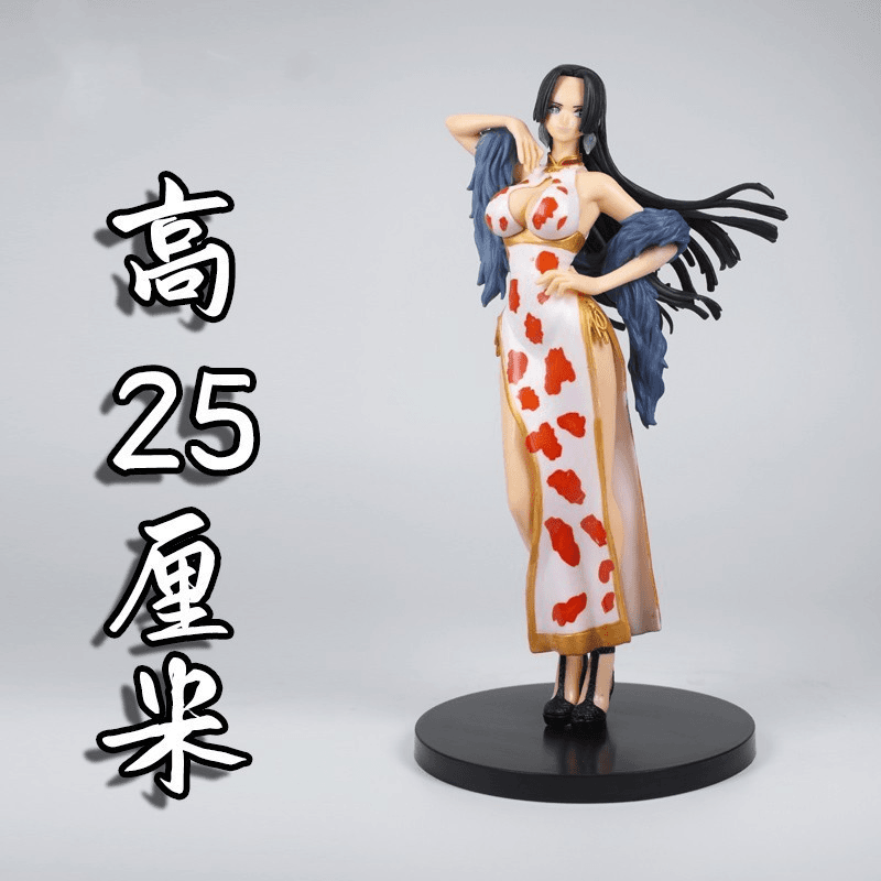 海贼王甜心风格蛇姬女帝汉库克旗袍手办模型摆件生日礼物动漫周边