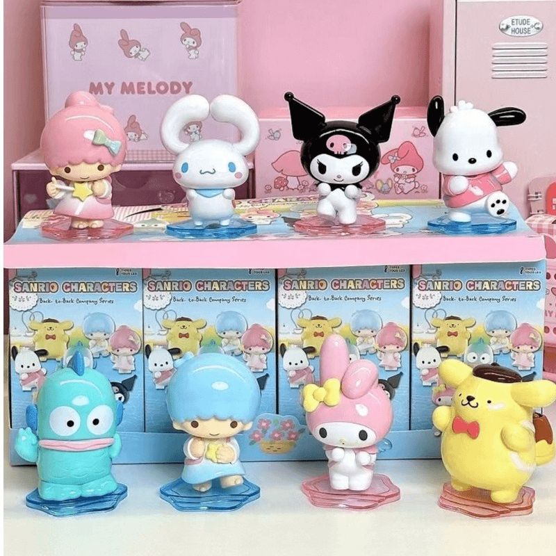 【拆盒】三丽鸥背背小伙伴系列盲盒手办