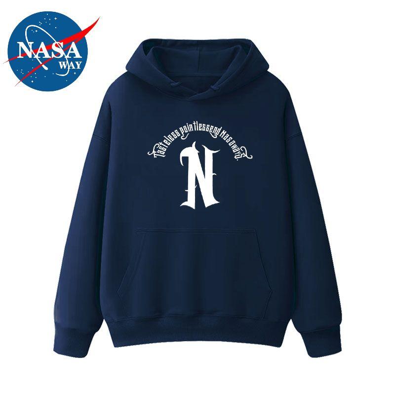 【奥莱粉丝福利】NASAway联名400克重磅真超柔加绒连帽卫衣NSJR-N