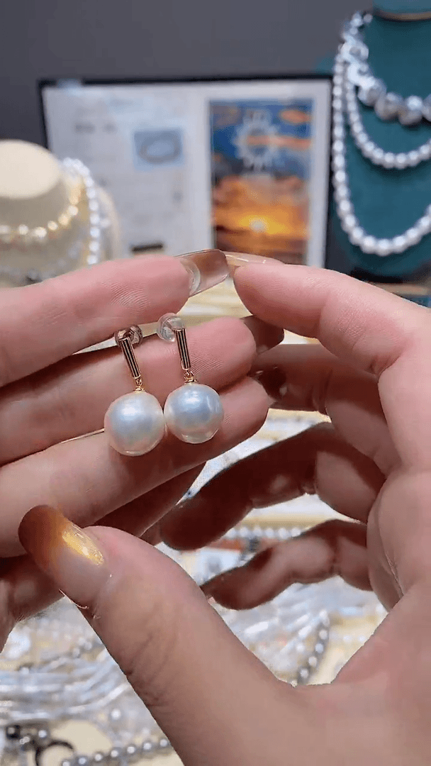 【闪购商品】淡水珍珠耳饰未镶嵌轻奢小耳钉