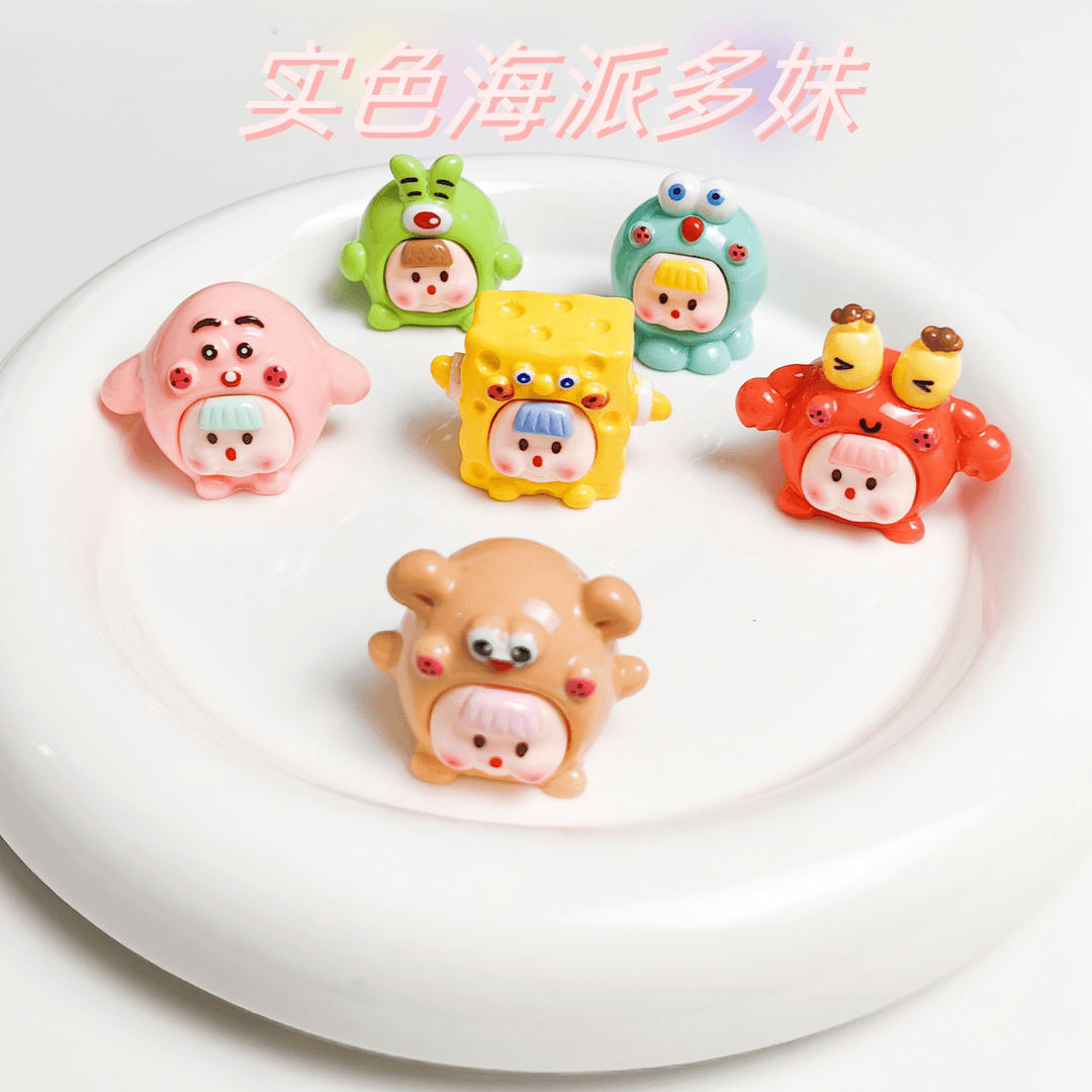 手工diy夜光树脂配饰童趣立体玩具摆件