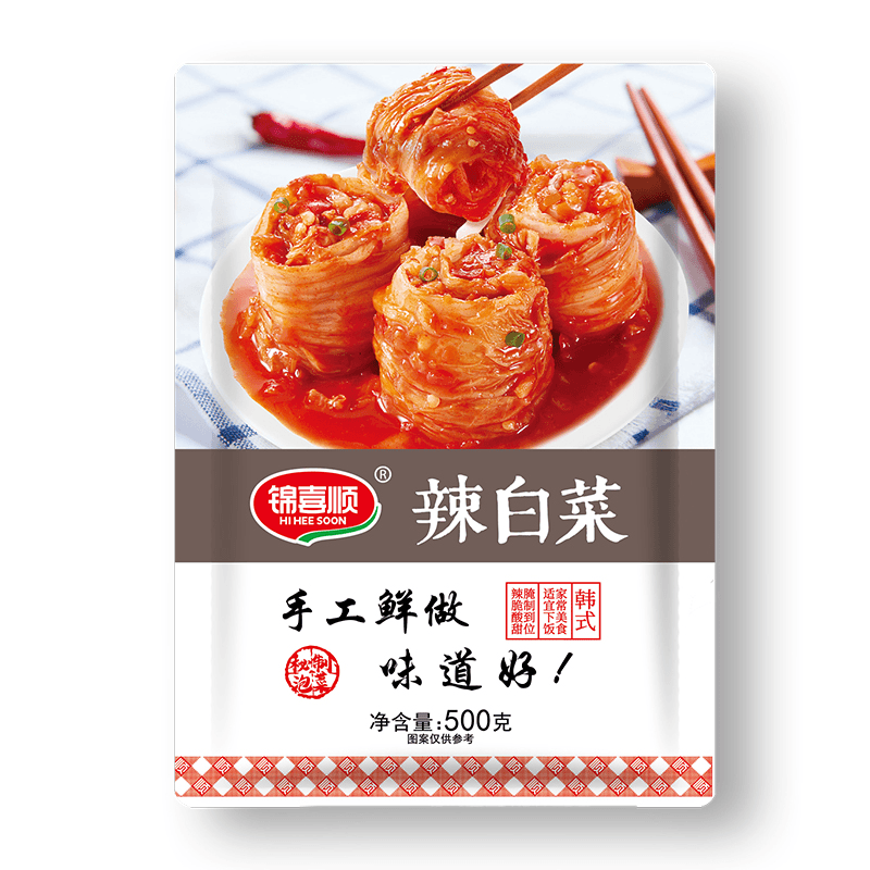 锦喜顺500克辣白菜朝鲜族辣白菜泡菜腌制大白菜拌饭下饭菜THL