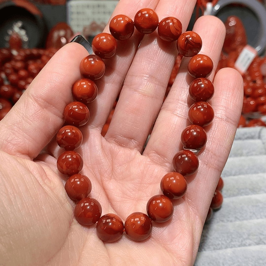 【闪购商品】南红玛瑙手串未镶嵌S***O