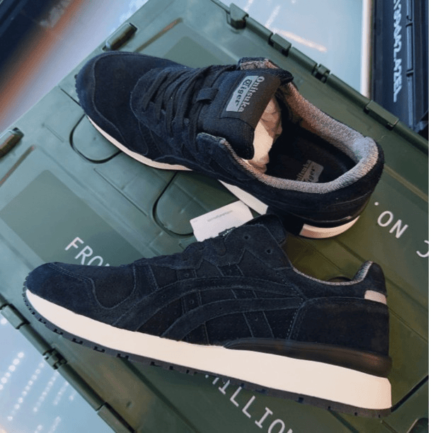 Onitsuka Tiger鬼冢虎 休闲运动鞋 黑色时尚 休闲鞋裸鞋 G043