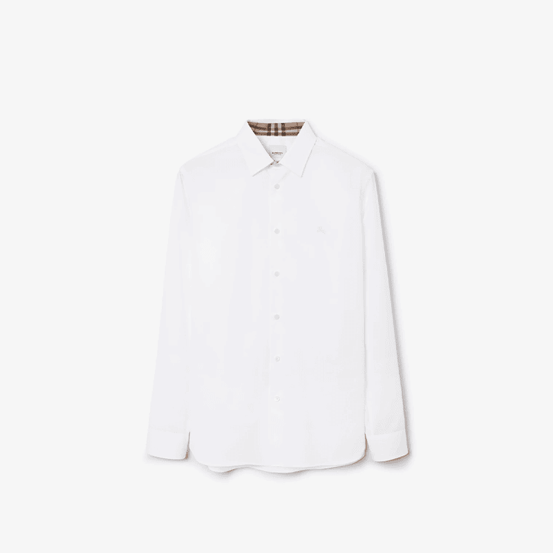 BURBERRY/博柏利男装马术骑士徽标弹力衬衫80714651