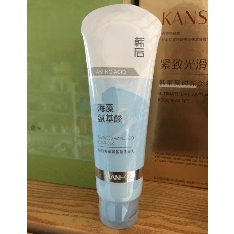 韩后海藻氨基酸洁面乳100g