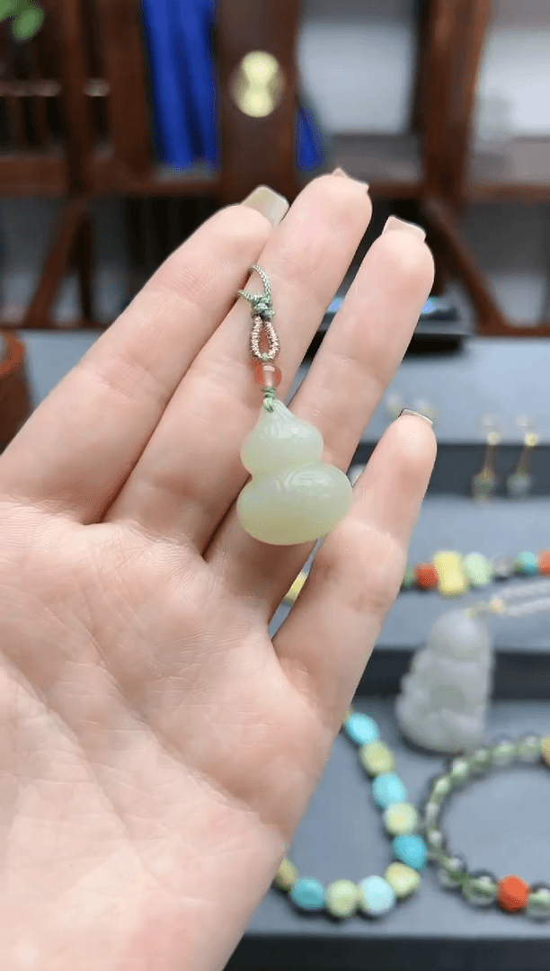 【闪购商品】和田玉吊坠未镶嵌和田玉葫芦吊坠*5 QC