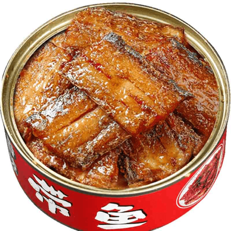 五香带鱼罐头下饭菜新鲜海鲜熟食罐装储存鲜香味食品