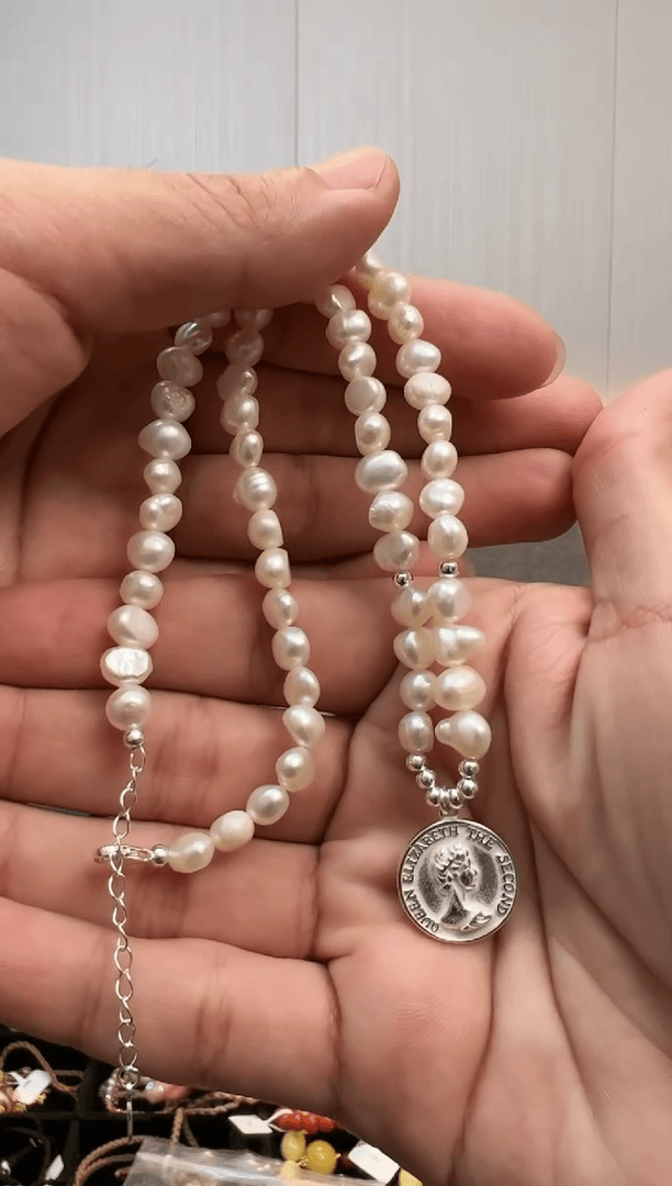 【闪购商品】淡水珍珠项链未镶嵌珍珠项链