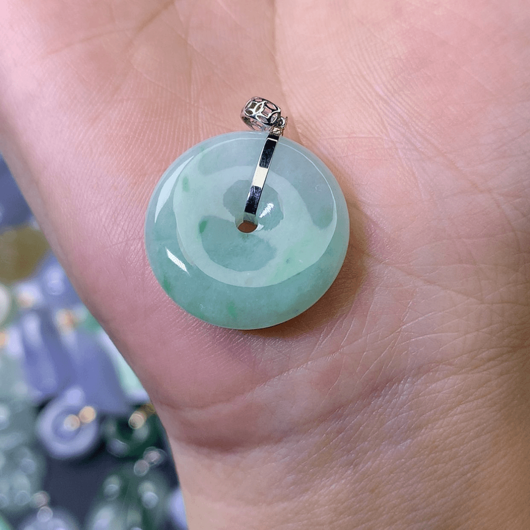 【闪购商品】翡翠颈饰18K金镶嵌