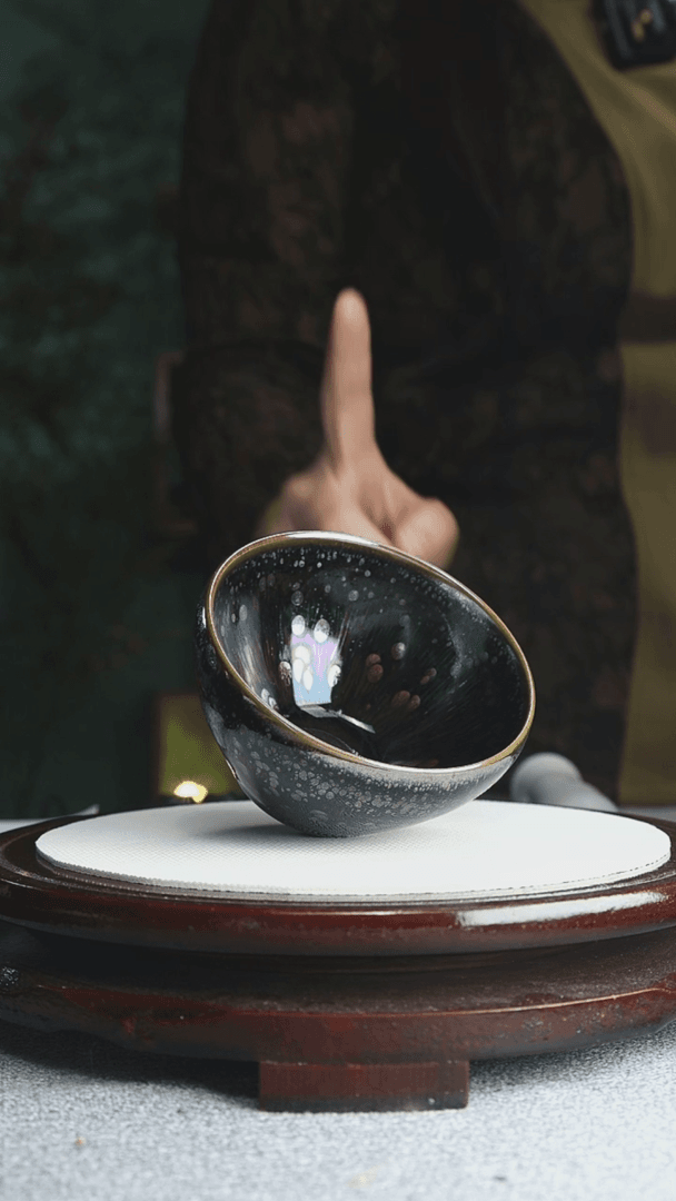 【闪购商品】瓷茶盏11林建明 曜变