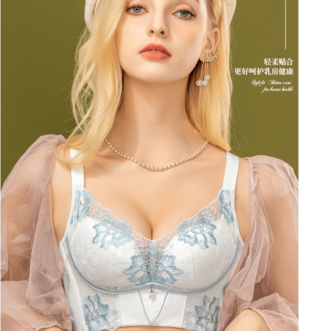 院线调整型内衣女收副乳小胸聚拢上托防下垂无钢圈文胸Q8929