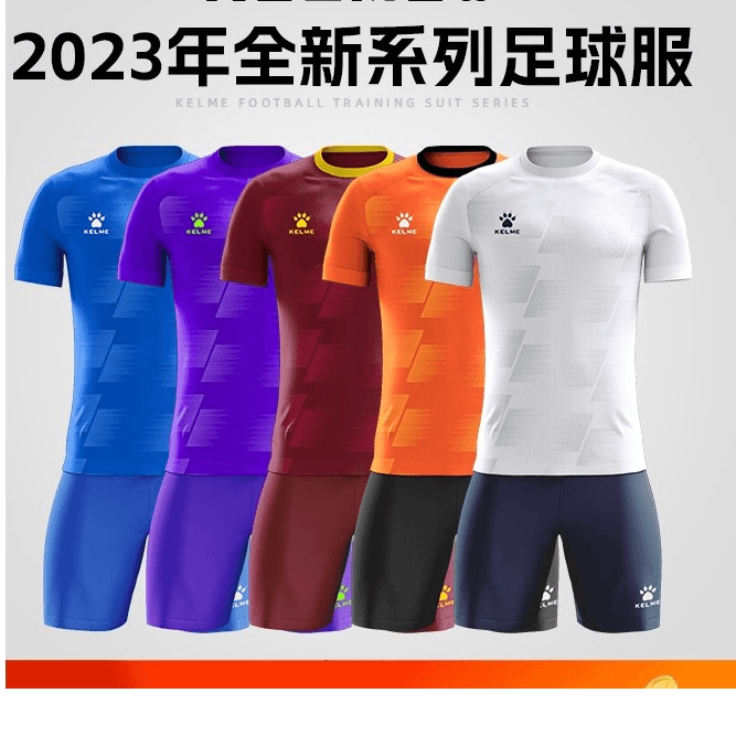 卡尔。足球服套装短袖男成人儿童比赛训练服 组队服定制球衣男女款