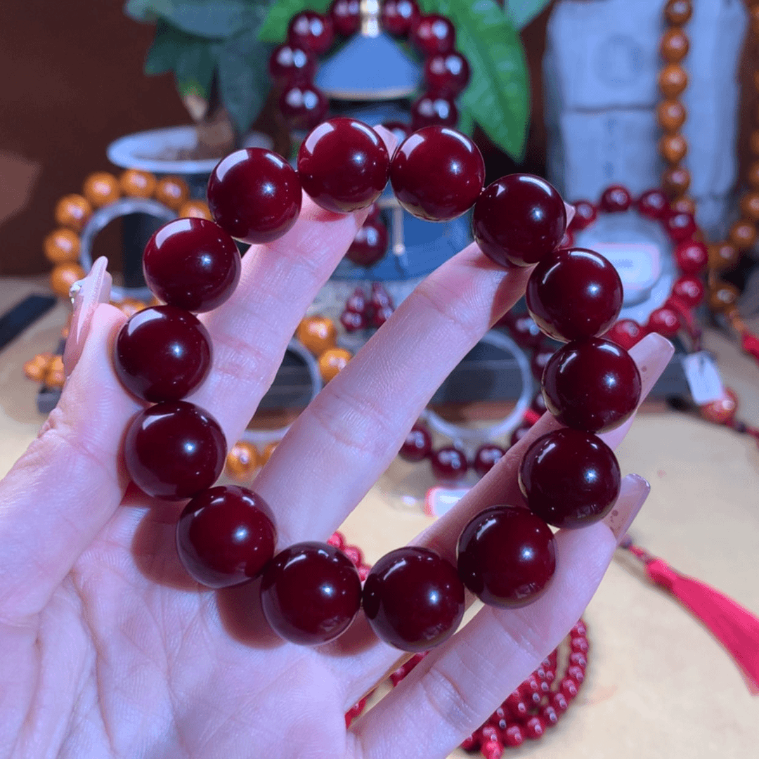 【闪购商品】血龙木（贝壳杉）手串/手链磊****1.5