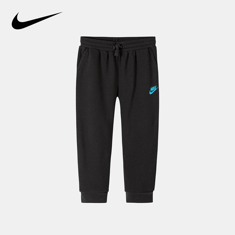 NIKE耐克童装儿童男童长裤中大童时尚潮流舒适运动裤NKB-FP-H965