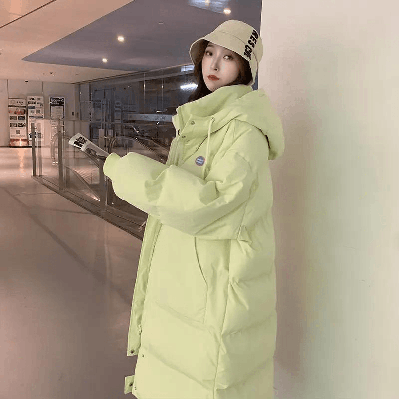 面包服羽绒服衣棉服女冬季外套中长款厚棉袄2023年