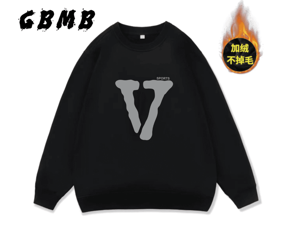 冬季上新加绒潮牌卫衣男女同款时尚百搭印花圆领卫衣ins潮流韩版、