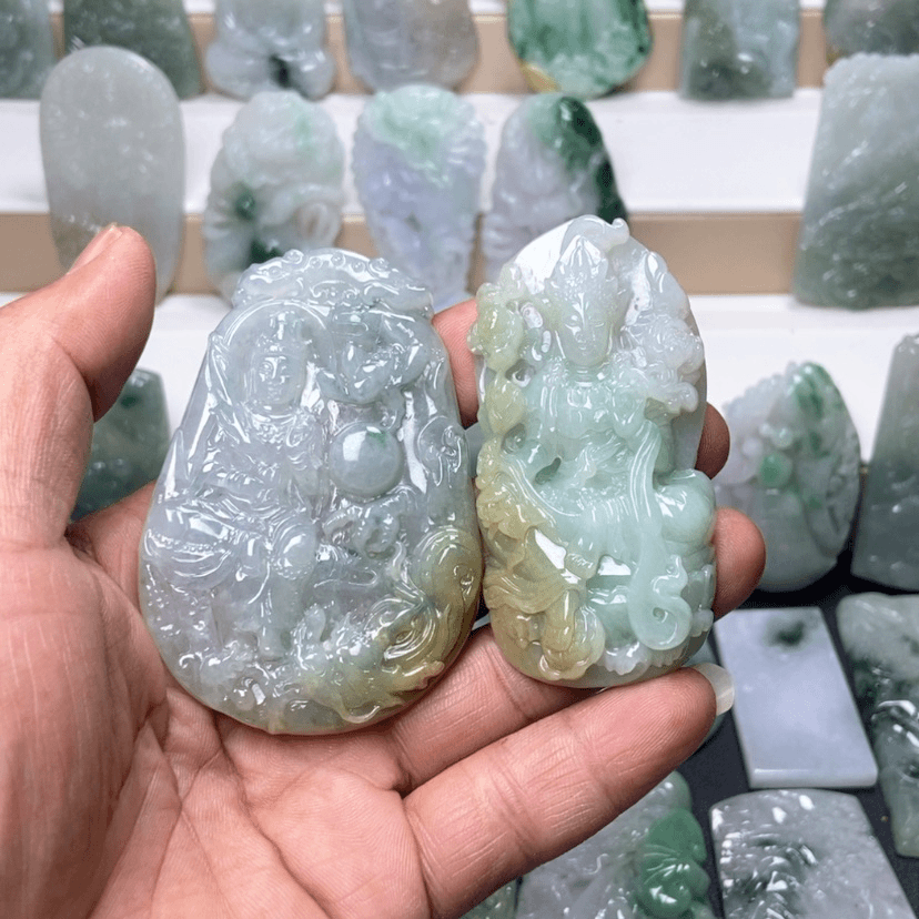 【闪购商品】翡翠颈饰未镶嵌“**c