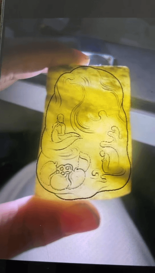 【闪购商品】定制翡翠未镶嵌122703悟道无相包工包料