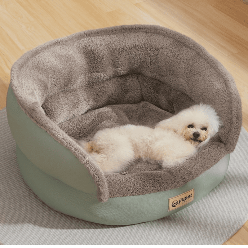 半封闭狗窝深度助睡眠小型犬四季通用耐撕咬宠物猫窝冬季保暖抗寒