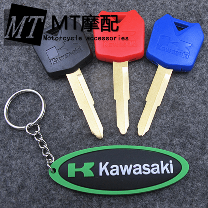 川崎ZXR400 ZX-6R 10R 12R 14R Z750 Z1000 ZR1200 ZZR1400钥匙