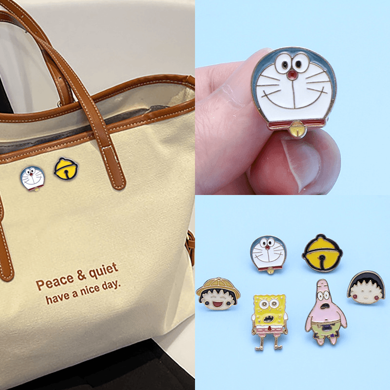 10.22卡通金属别针胸针百搭个性胸花饰品防走光1个