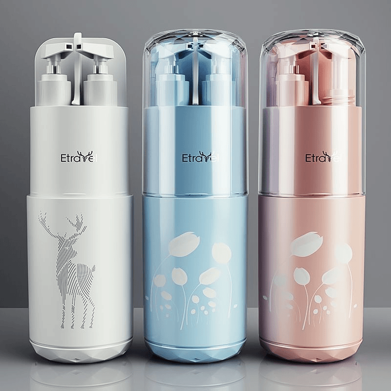 旅行牙具盒洗漱杯便携式简约家用牙刷收纳盒牙缸套装漱口刷牙杯