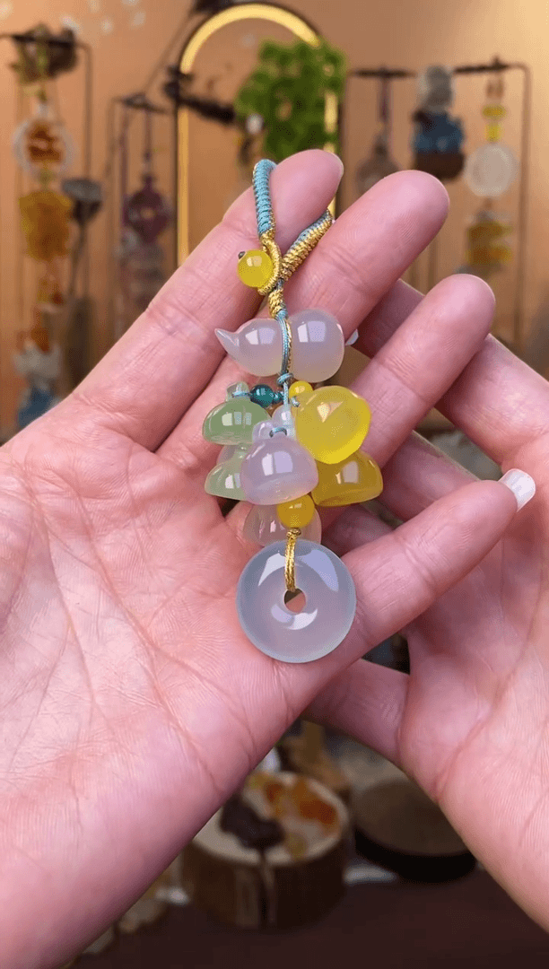 【闪购商品】玛瑙车挂未镶嵌YG001