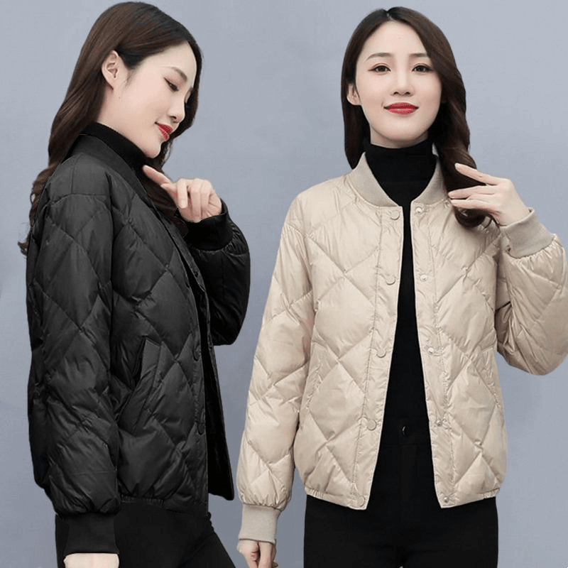羽绒衣羽绒衣小款棉衣女2023韩版宽松显瘦矮个子轻薄羽绒棉服短装