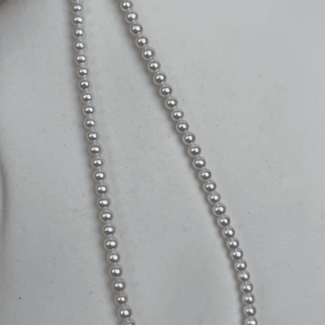 【闪购商品】淡水珍珠颈饰18K金镶嵌甜*4