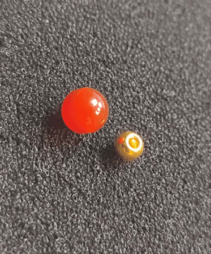 足金卡4光珠1颗  /多样性发  退货扣30元质检费