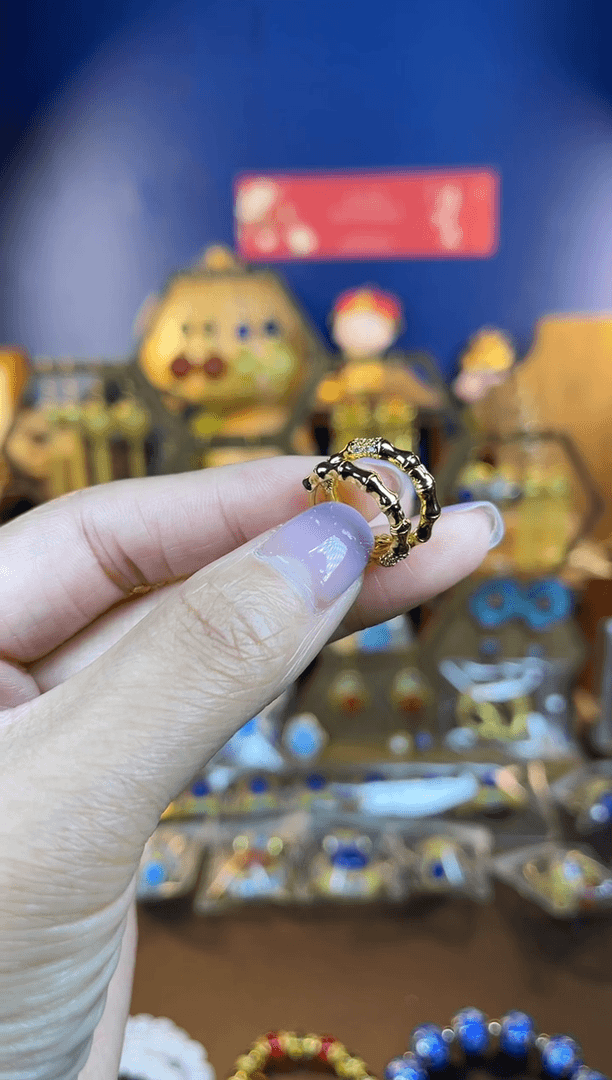 【闪购商品】铜鎏金耳扣