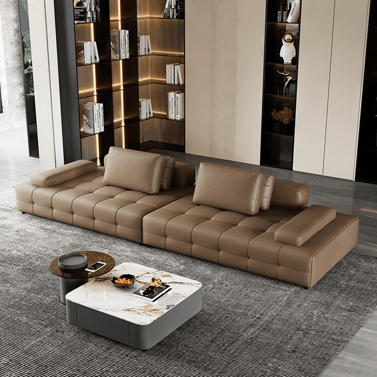 【越映】劳伦斯沙发 意式极简头层牛皮高端皮艺沙发家用客厅户型
