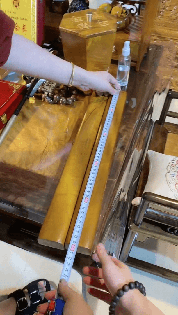 【闪购商品】乌木类成套家具金丝楠木镇尺