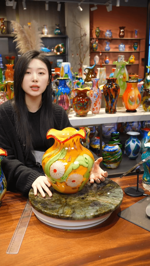 【闪购商品】手作精工花器一级色料，空运包邮，送货上门