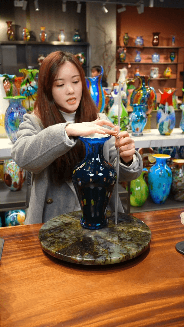 【闪购商品】手作精工花器一级色料，空运包邮，送货上门