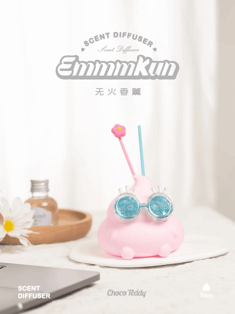 Emmmkun 香气记忆系列盲盒持久空气清新室内无火香薰搞怪造型摆件