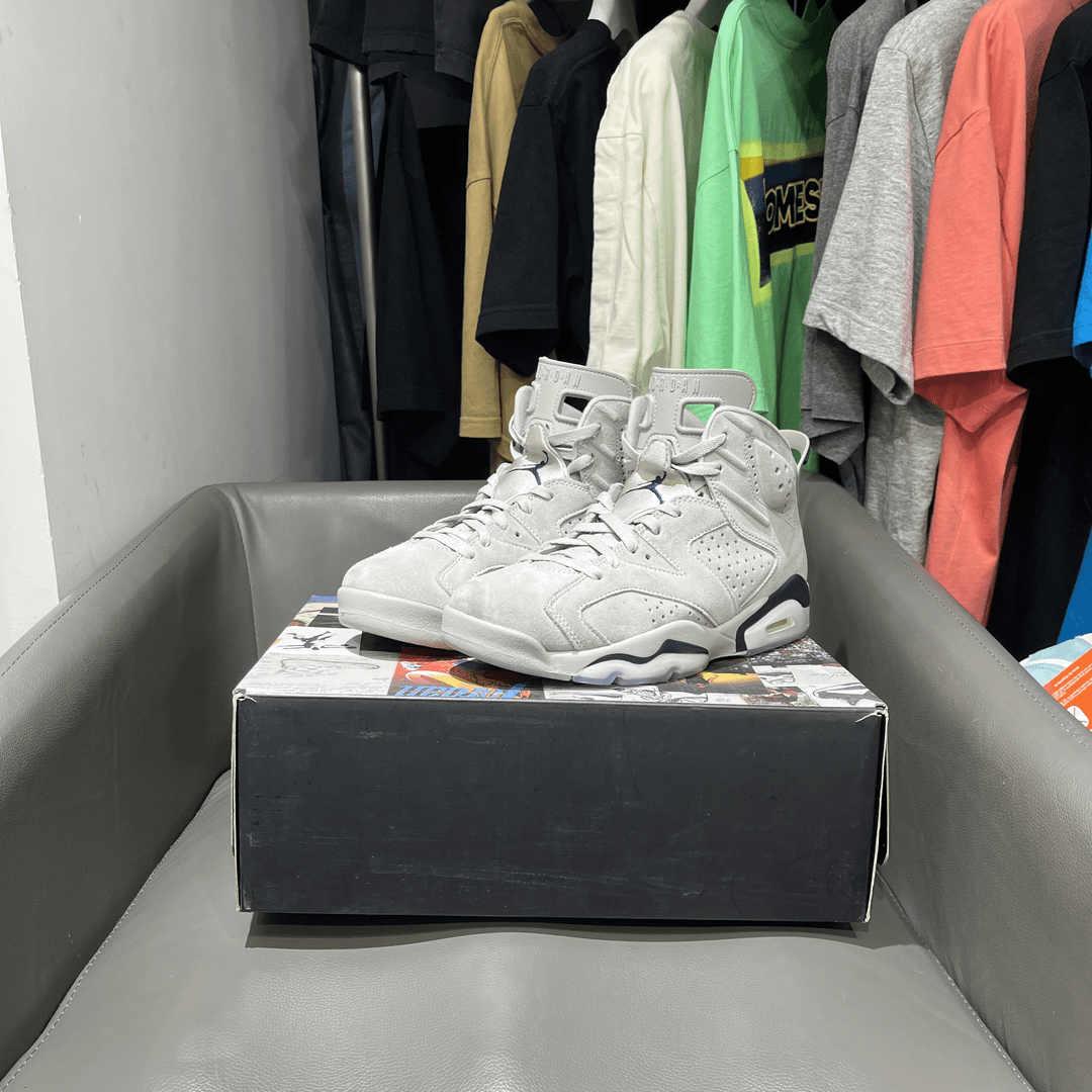 捡漏43码 aj6 乔治城灰色99新原盒699秒杀球鞋