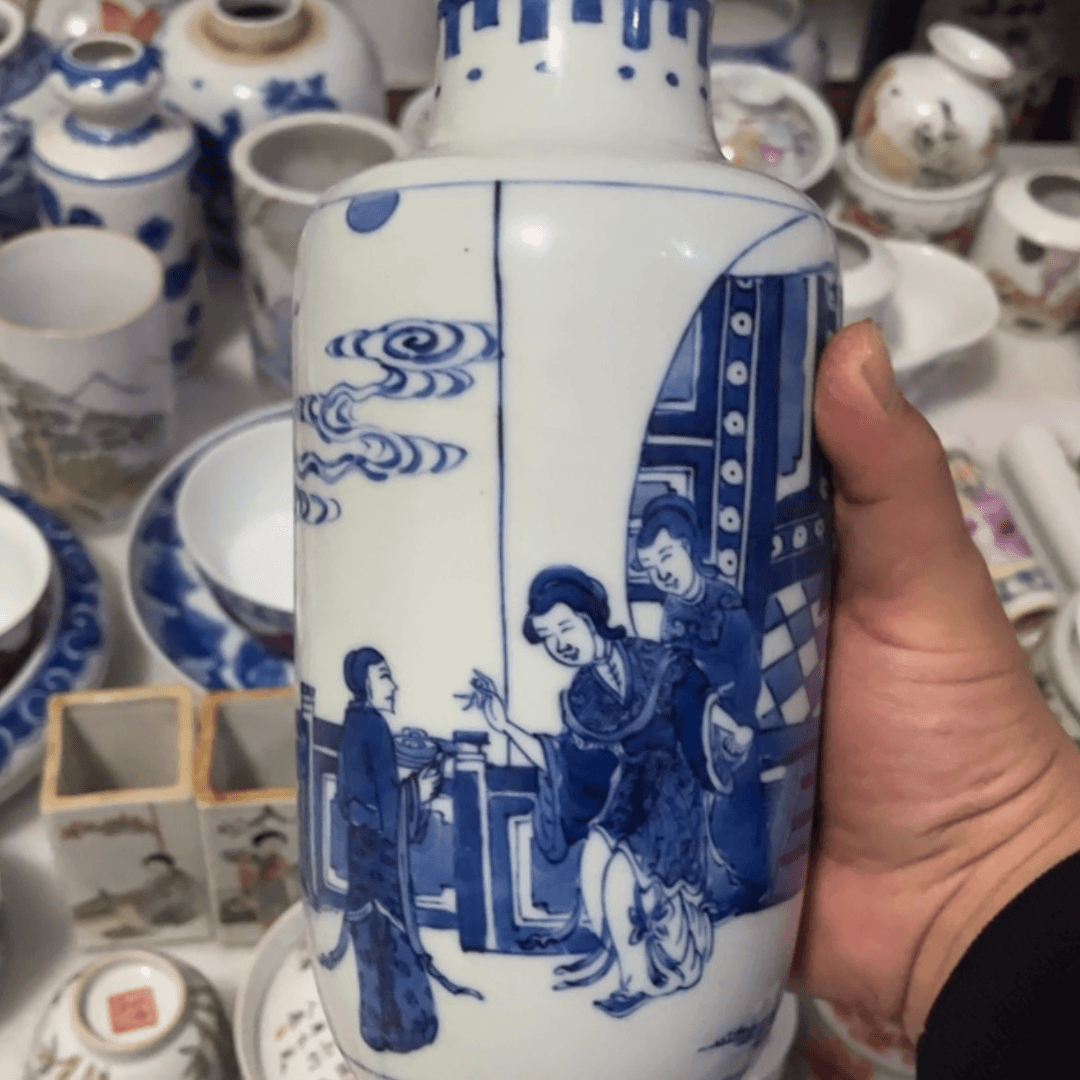 【闪购商品】瓷罐荣**堂青花