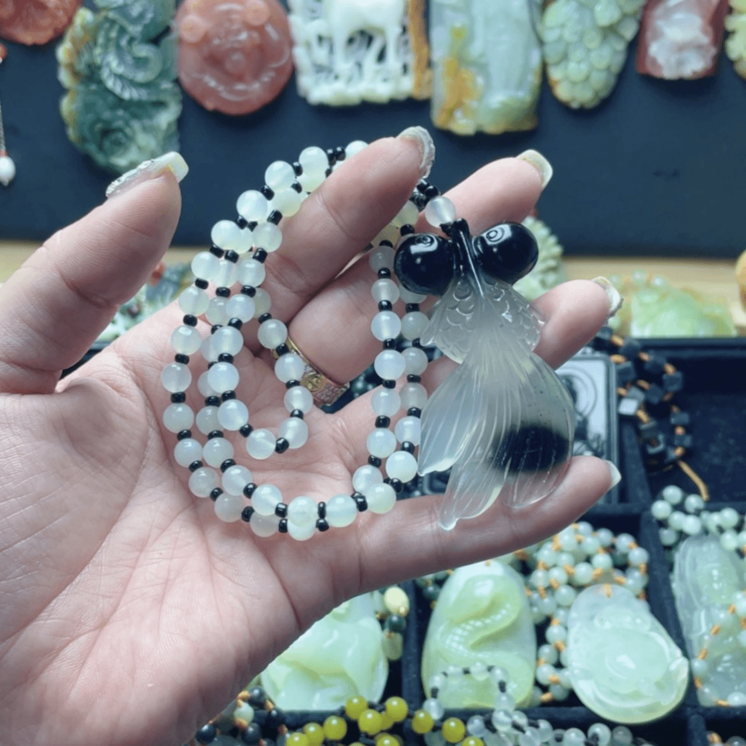 【闪购商品】蛇纹石玉颈饰未镶嵌