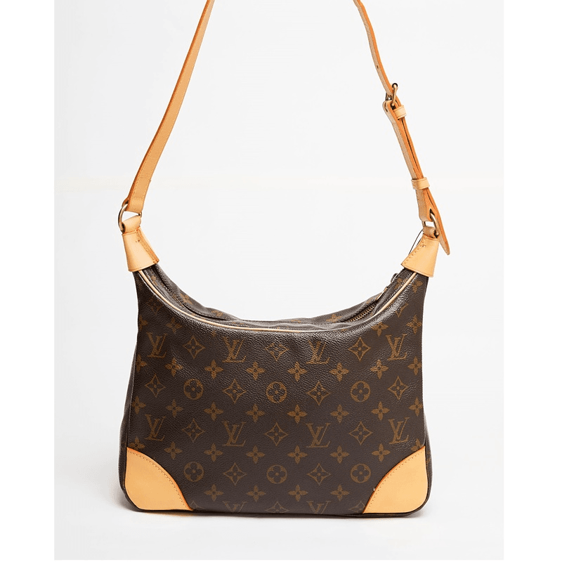 95新 LouisVuitton/路易威登 lv牛角包经典老花单肩包