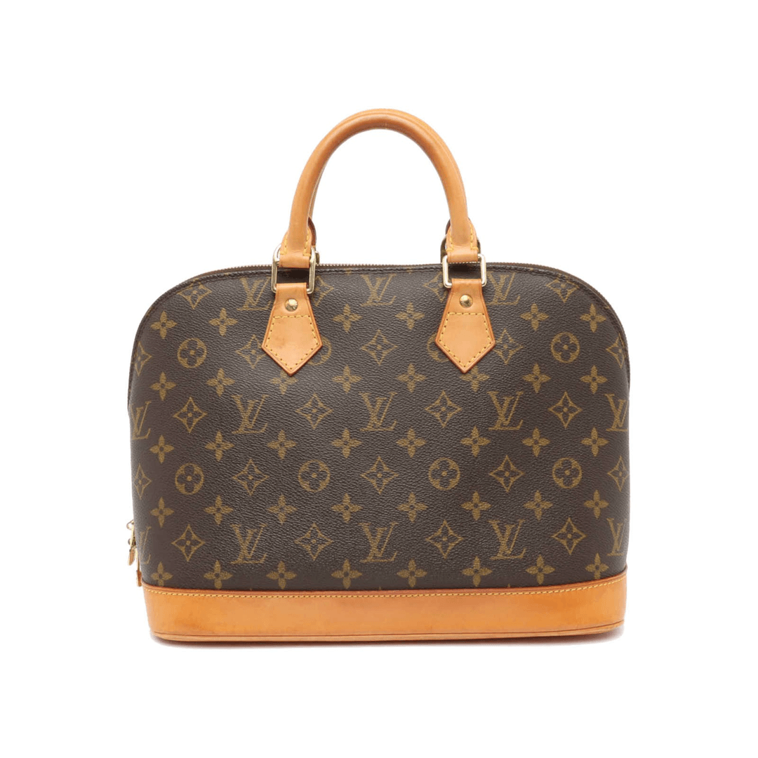 95新 LouisVuitton/路易威登 lv经典老花手提贝壳包中号