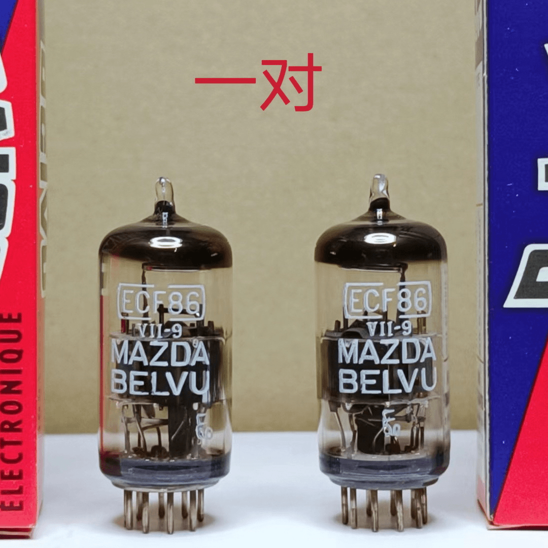 ECF86全新原装原盒早期（菱形底）宝御电子管