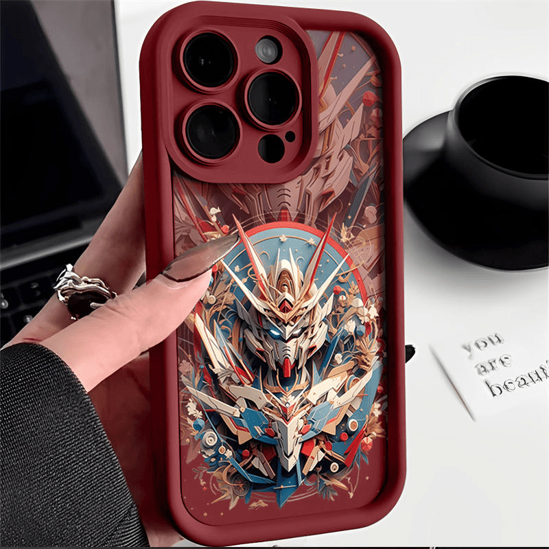 高达勇士适用iphone15/13苹果14手机壳新款女生防摔全包12保护套X