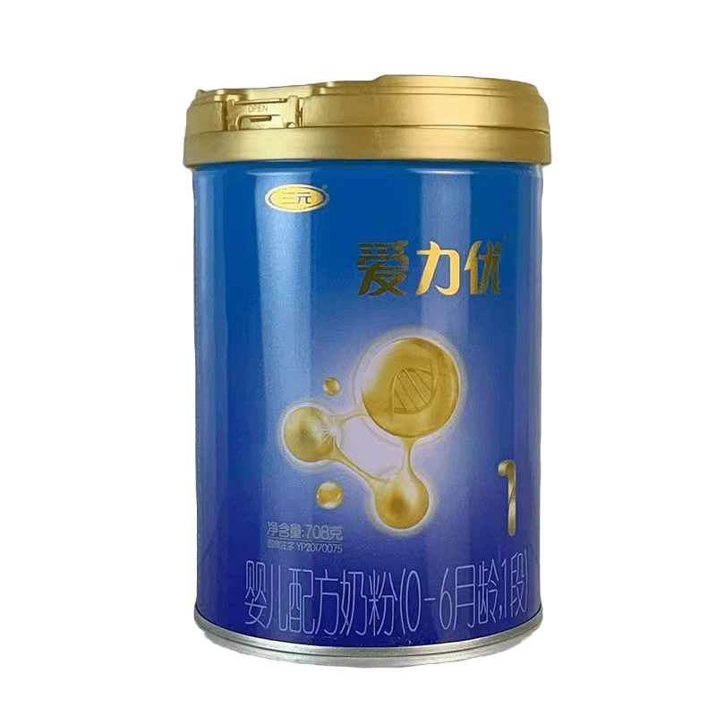 三元【爱力优】1 2段  婴幼儿配方奶粉 708g