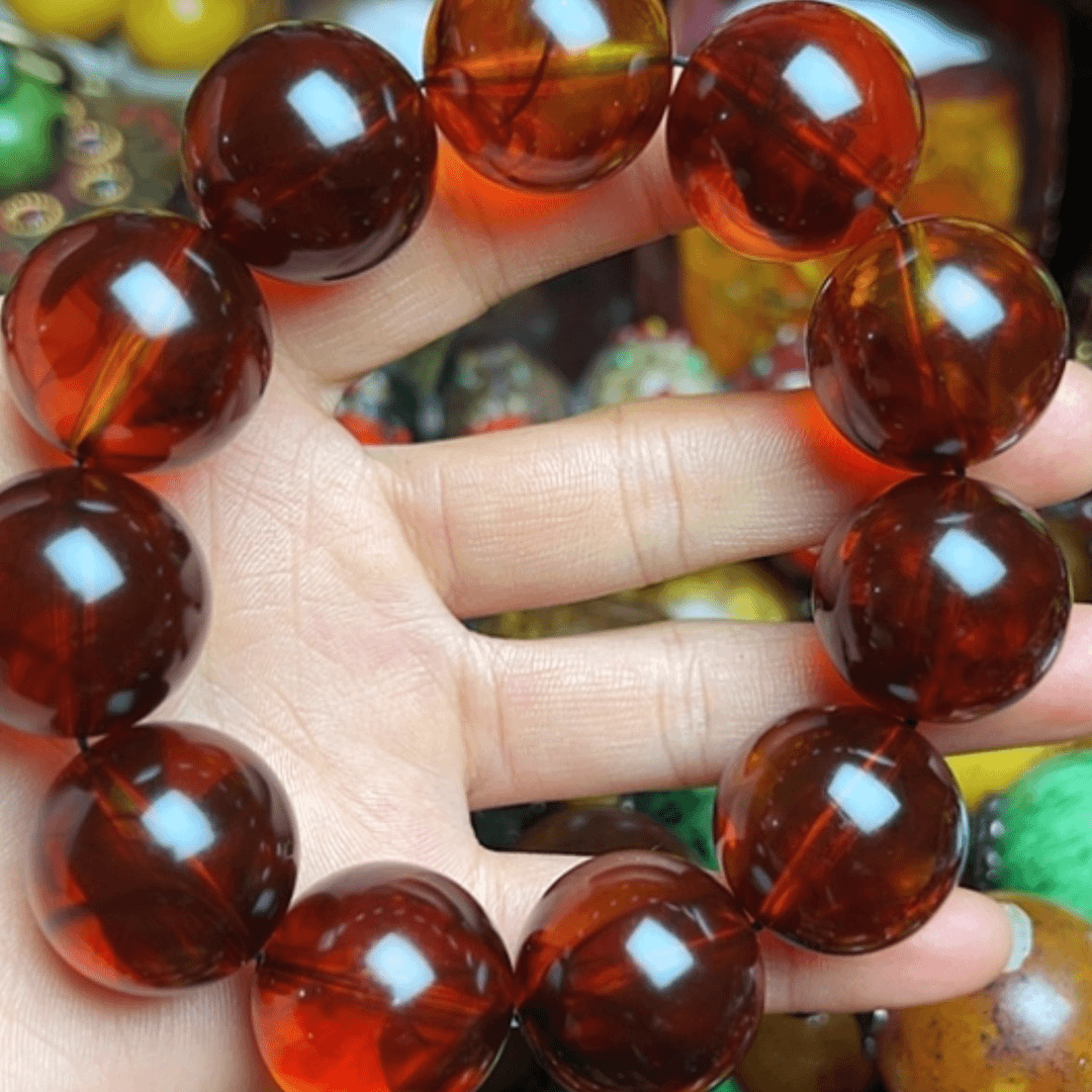 【闪购商品】琥珀手镯未镶嵌