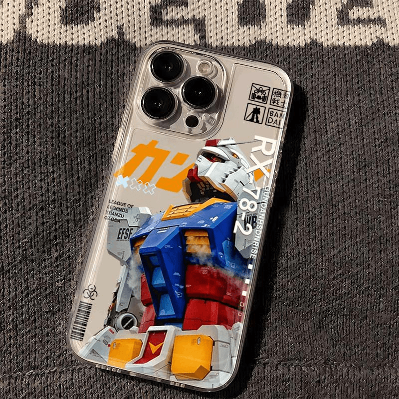 机甲高达苹果15手机壳iPhone14promax新款7/8plus软壳13/12/11/xr
