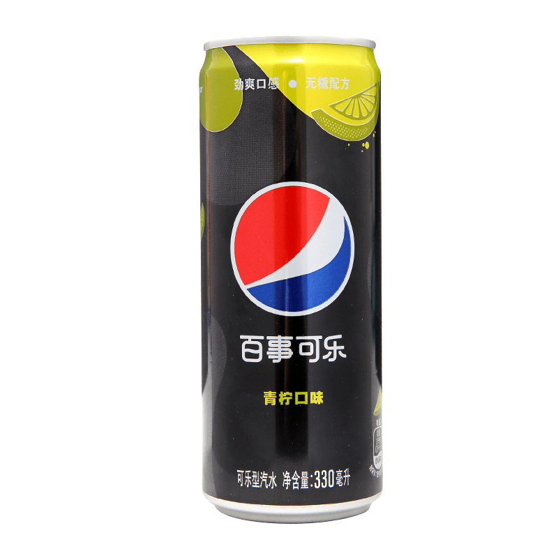 百事可乐无糖 青柠口味 330ml