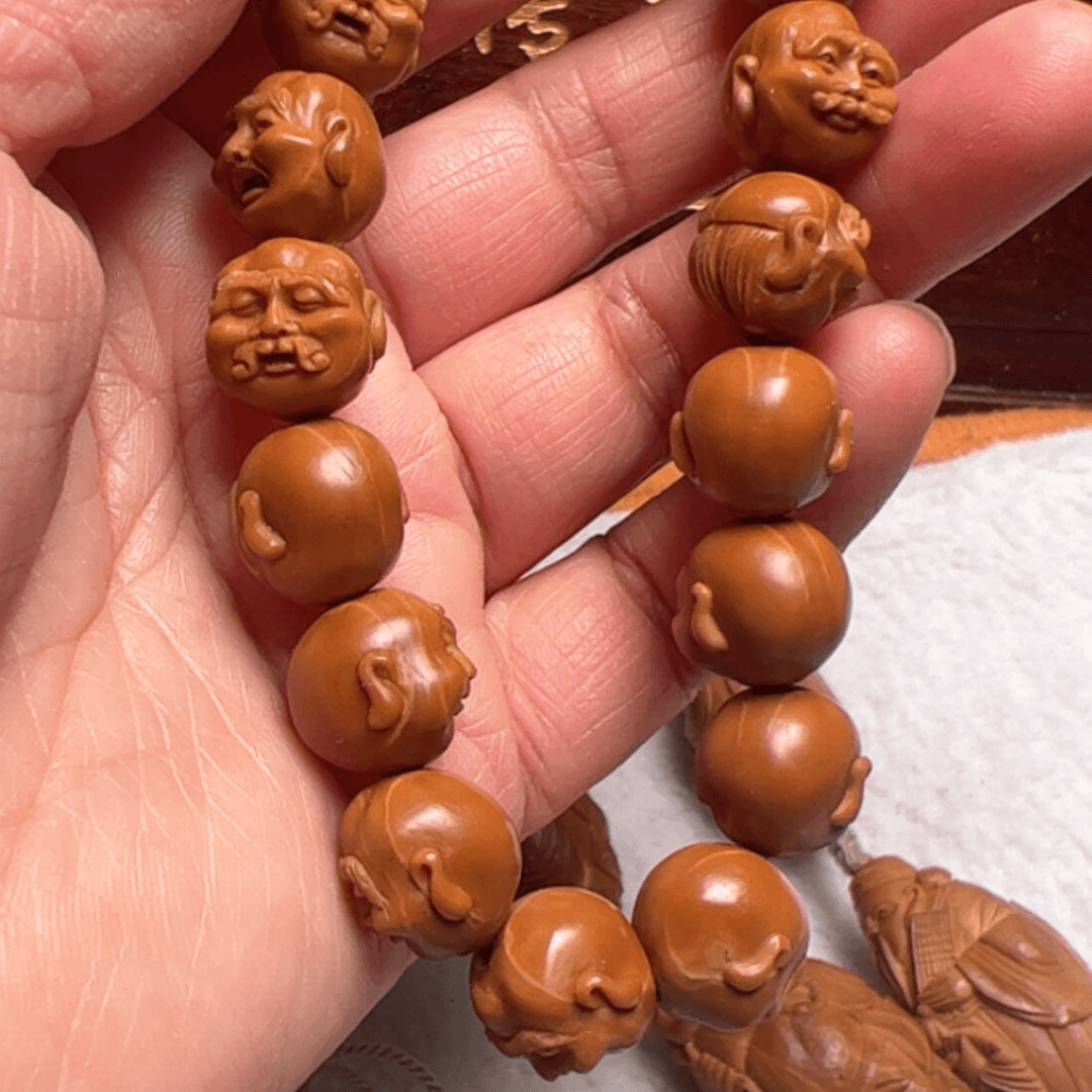 【闪购商品】十八罗汉核雕六**组