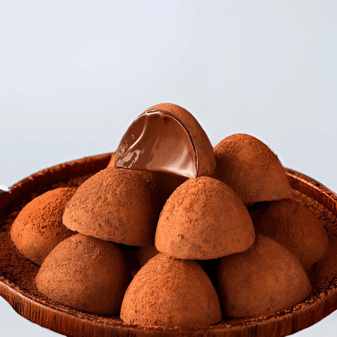 松露巧克力圣诞黑松露元旦圣诞节丝滑黑巧礼盒糖果送女友礼物年货